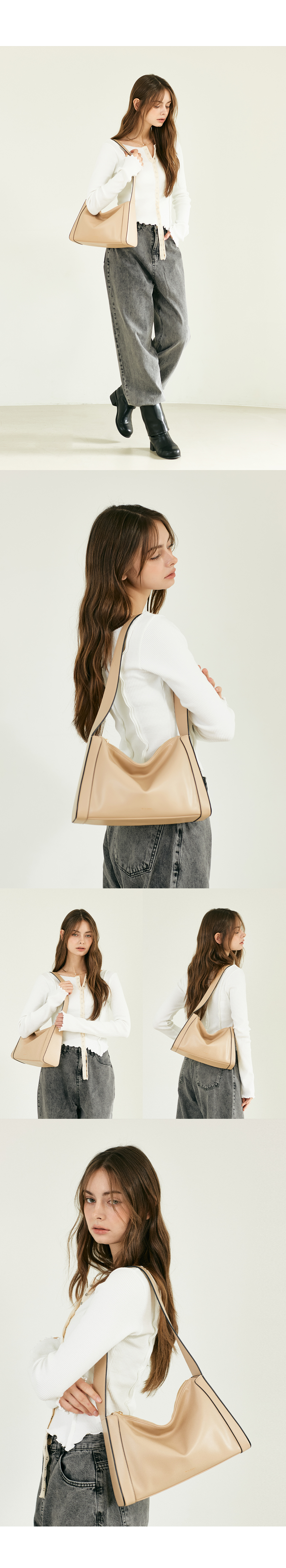 [MCLANEE] 559tomy shoulder bag - Beige