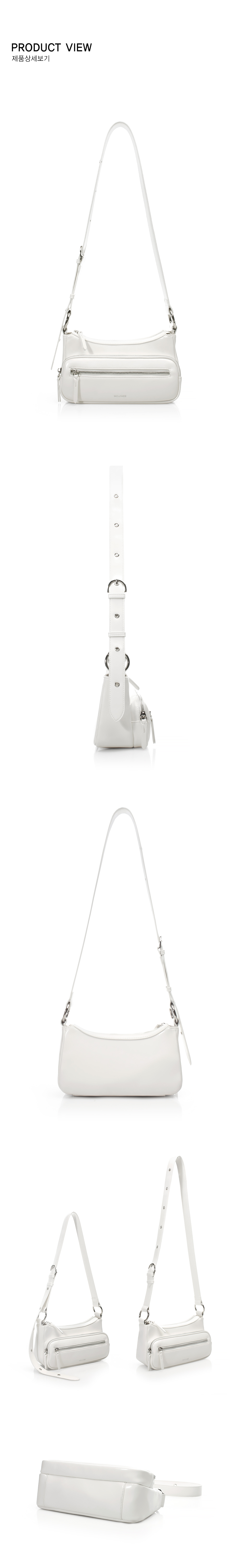 [MCLANEE] Kina shoulder and cross bag - White